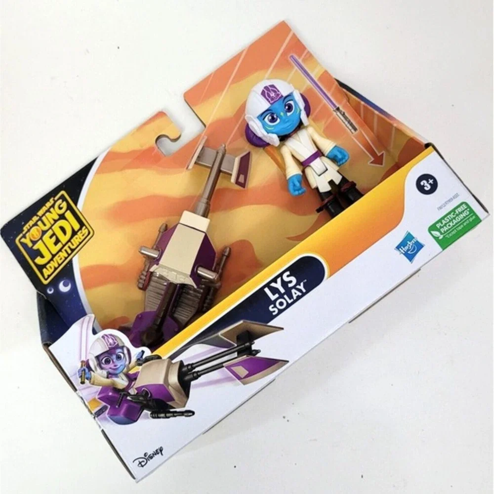 Star Wars Young Jedi Adventures Lys Solay‎ Action Figure with Speeder - Hasbro